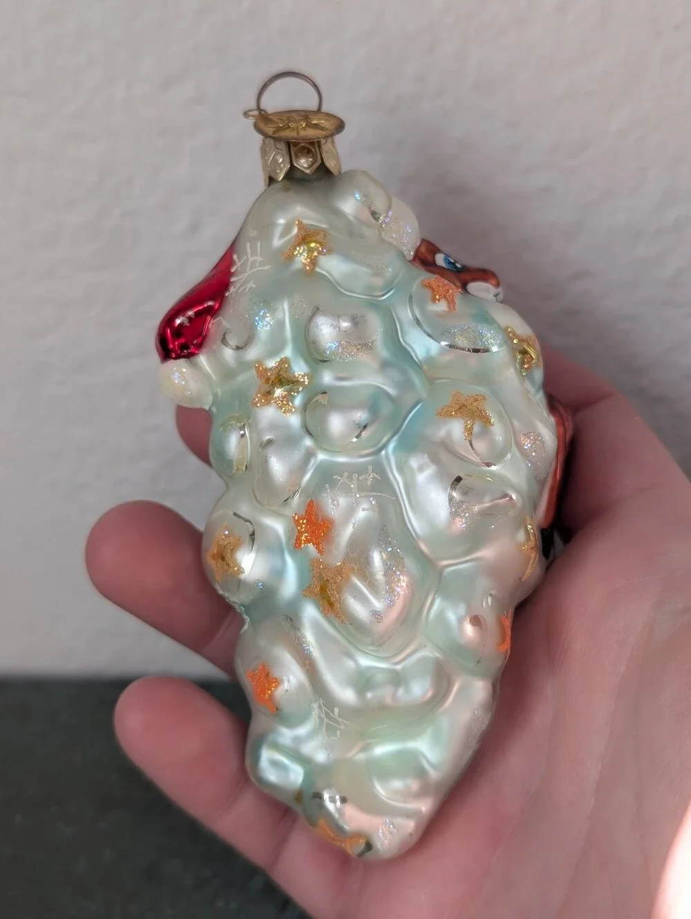 Radko DASH-HER Flying Reindeer Dasher Glass Christmas Ornament 00-991-0